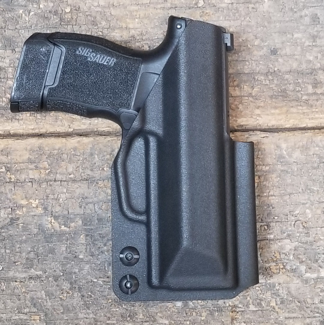 For the best Inside Waistband IWB kydex holster for the Sig Sauer P365 with GoGuns Gas Pedal shop Four Brothers 4BROS Holsters.  Proudly made in the USA.
