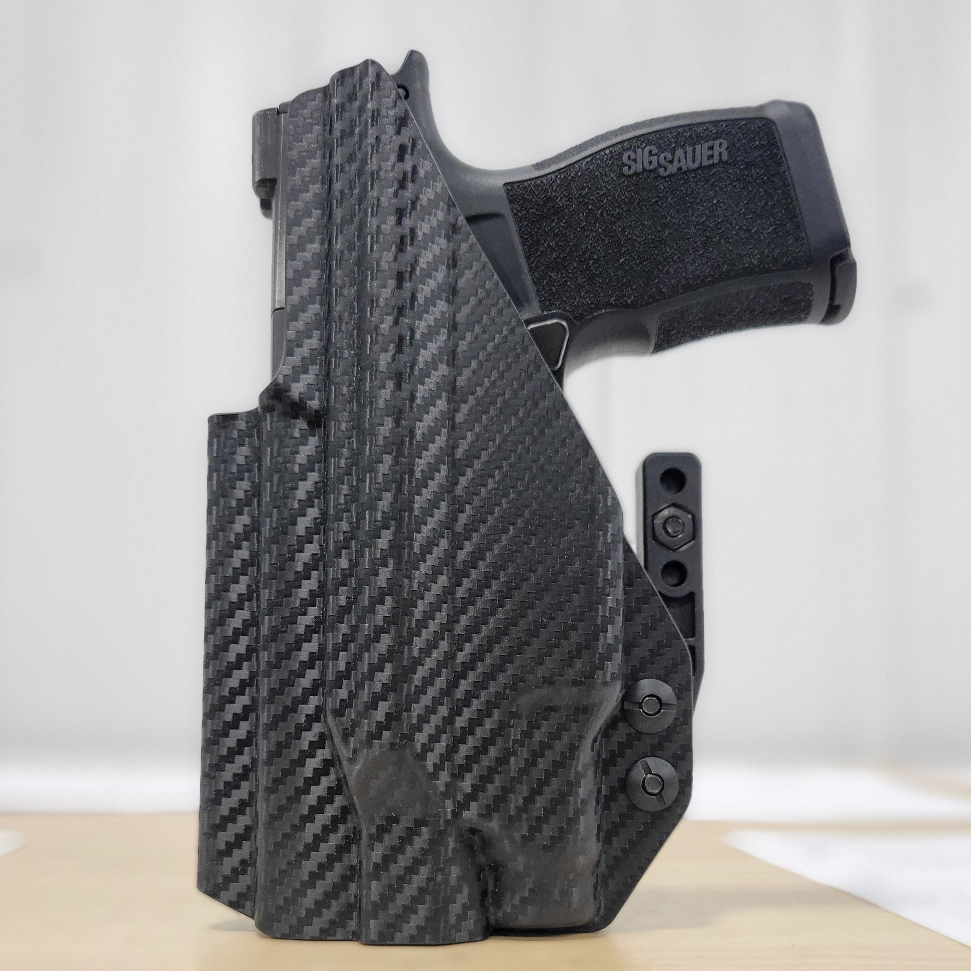 For the best IWB AIWB holster for the Sig Sauer P365 or P365XL pistol & Pro Ledge Tactical Application Rail & Streamlight TLR-7 Sub shop Four Brothers Holsters.