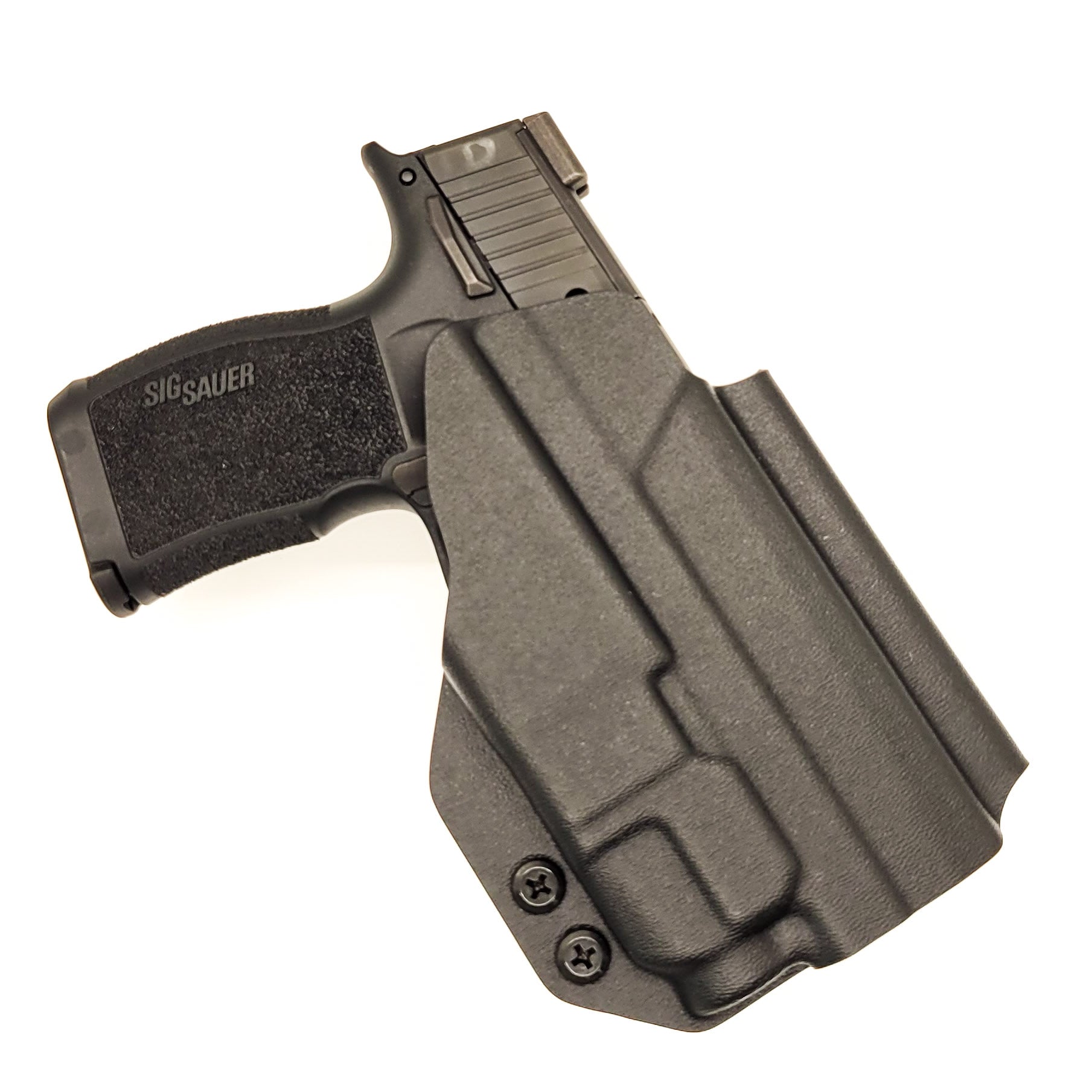 For the best OWB holster for the Sig Sauer P365 or P365XL pistol & Pro Ledge Tactical Application Rail & Streamlight TLR-7 X or A, shop Four Brothers Holsters. 