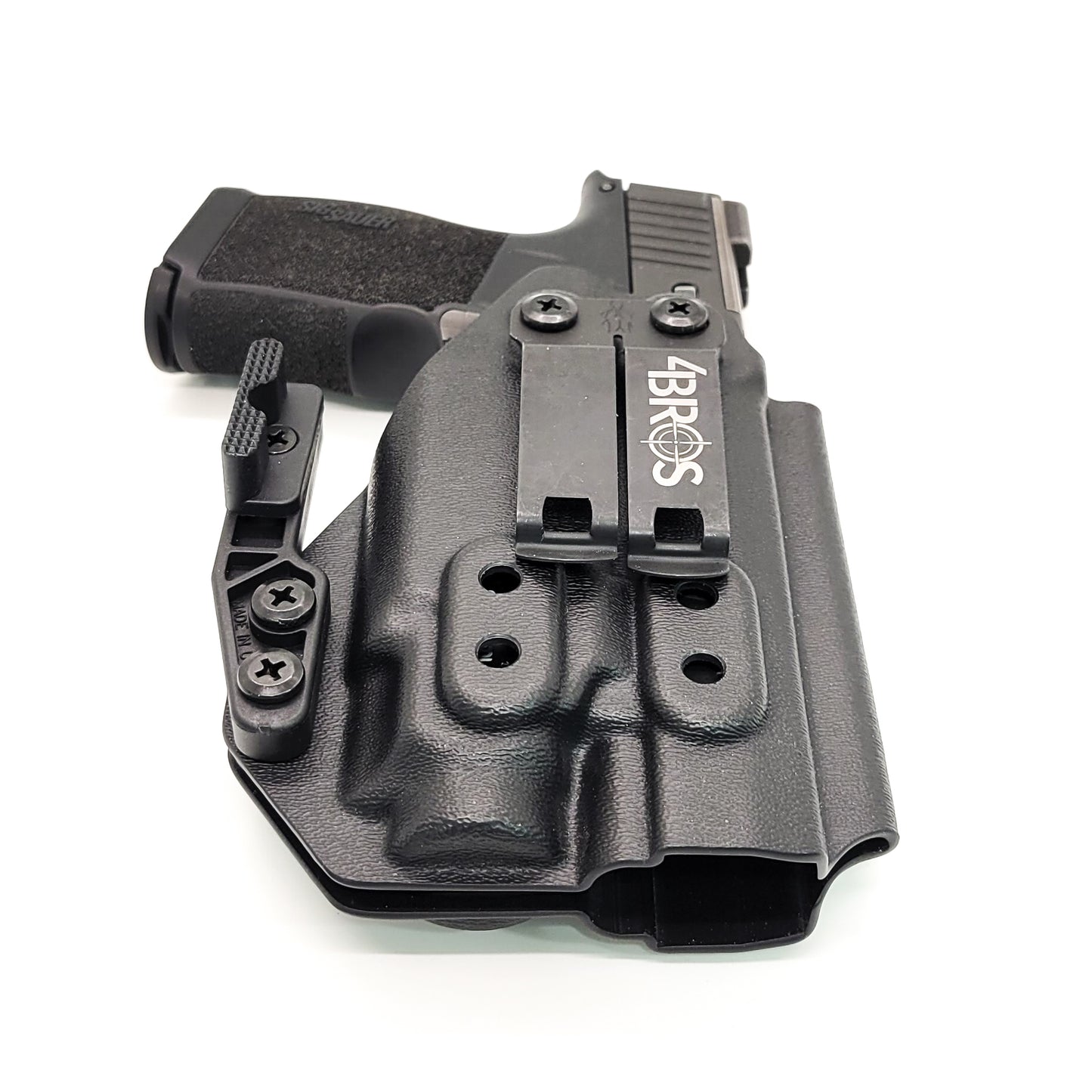 For the best Inside Waistband IWB AIWB Holster for the Sig Sauer P365 or P365XL 
& Streamlight TLR-8 Sub or TLR-8 G Sub shop Four Brothers 4BROS Holsters. 