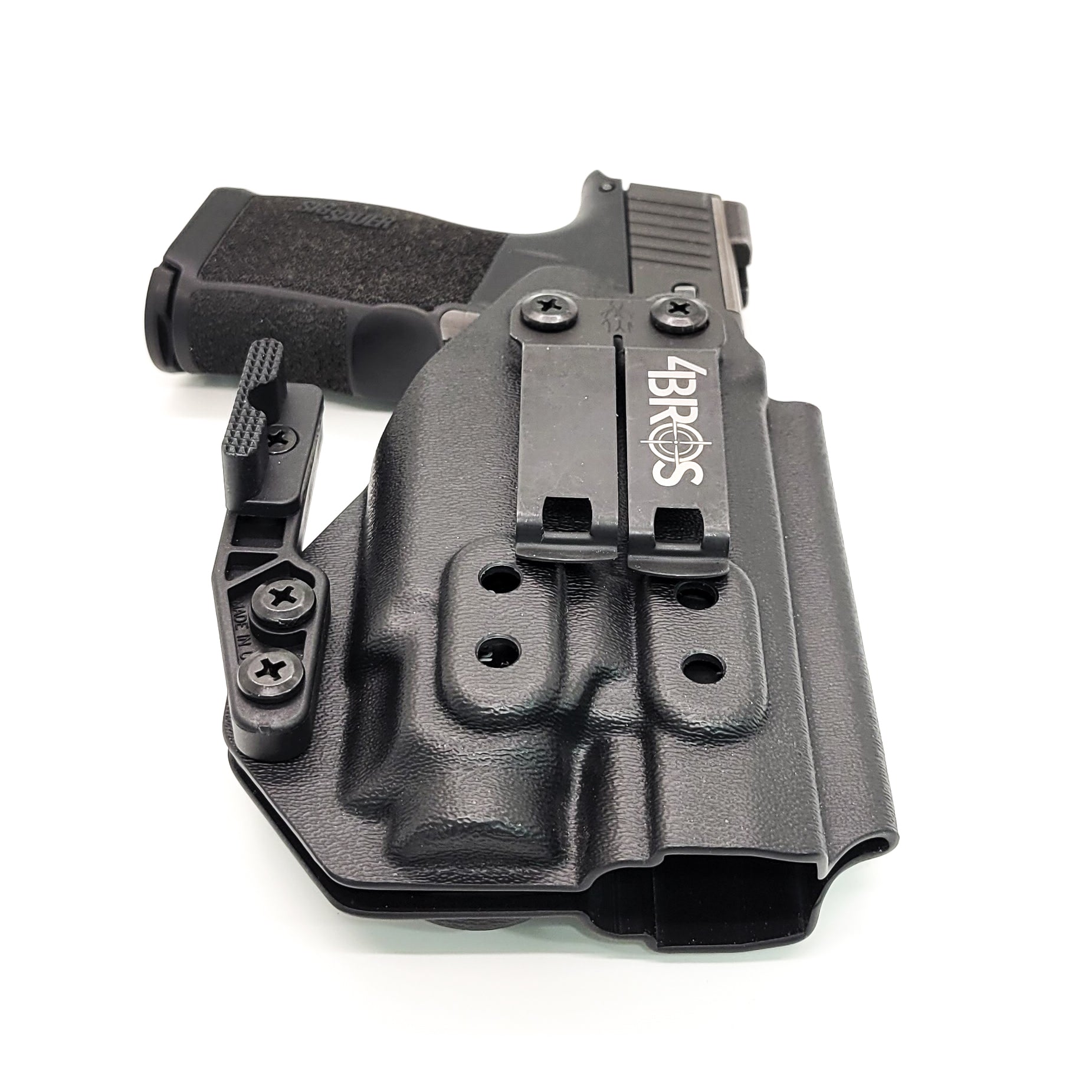 For the best Inside Waistband IWB AIWB Holster for the Sig Sauer P365 or P365XL 
& Streamlight TLR-8 Sub or TLR-8 G Sub shop Four Brothers 4BROS Holsters. 