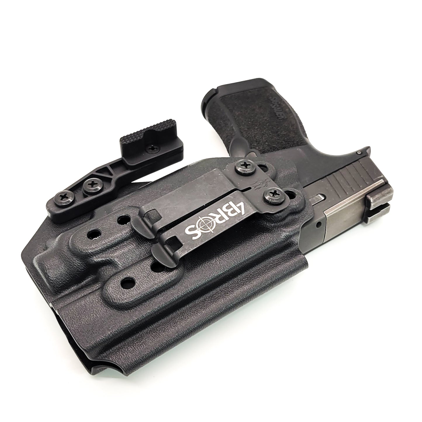 For the best Inside Waistband IWB AIWB Holster for the Sig Sauer P365 or P365XL 
& Streamlight TLR-8 Sub or TLR-8 G Sub shop Four Brothers 4BROS Holsters. 
