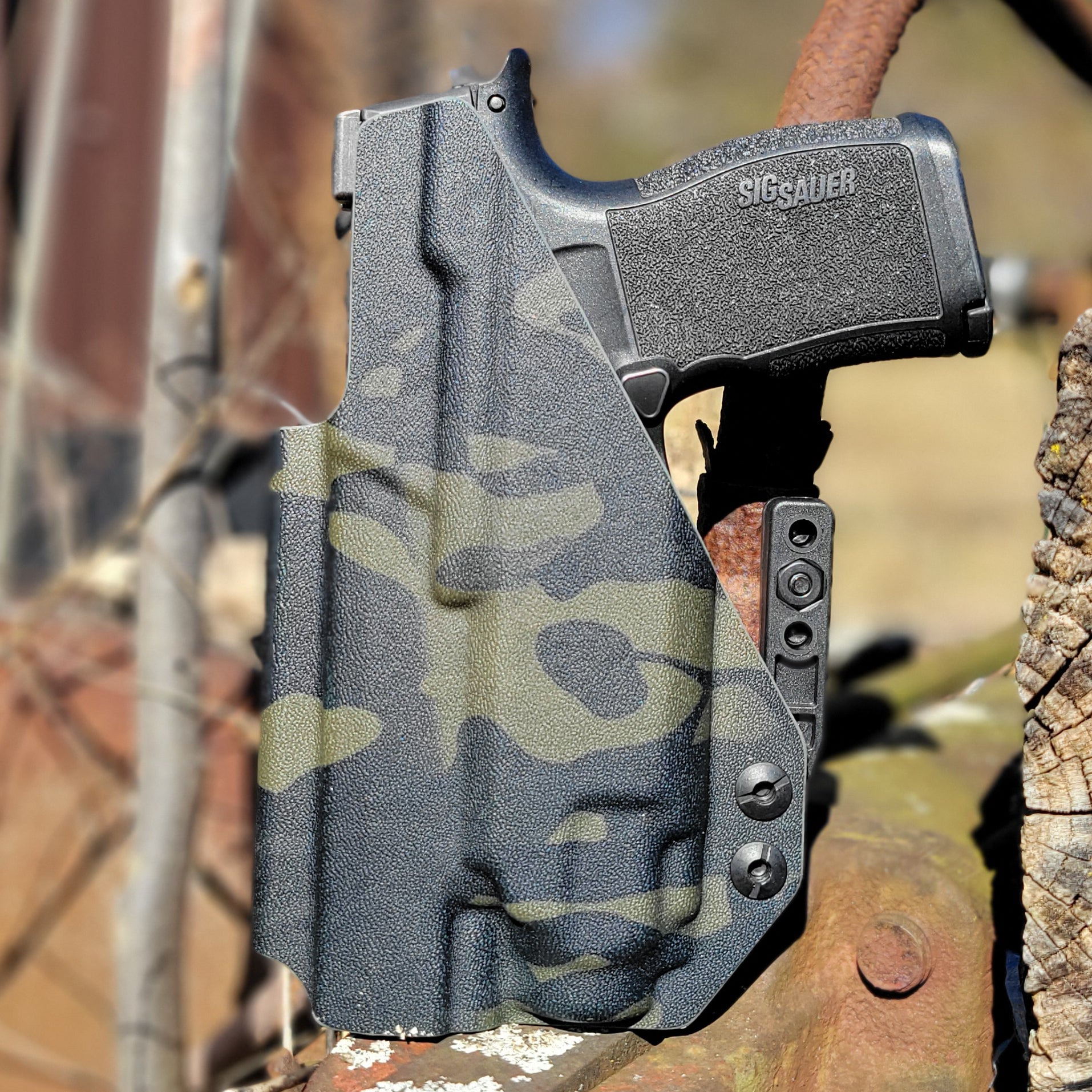 For the best Inside Waistband IWB AIWB Holster for the Sig Sauer P365 or P365XL 
& Streamlight TLR-8 Sub or TLR-8 G Sub shop Four Brothers 4BROS Holsters. 