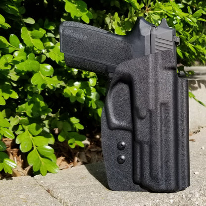 For the best OWB Outside Waistband Kydex holster made specifically for the Sig SP2022 shop Four Brothers 4BROS Holsters.  Our holsters are made in the USA.
