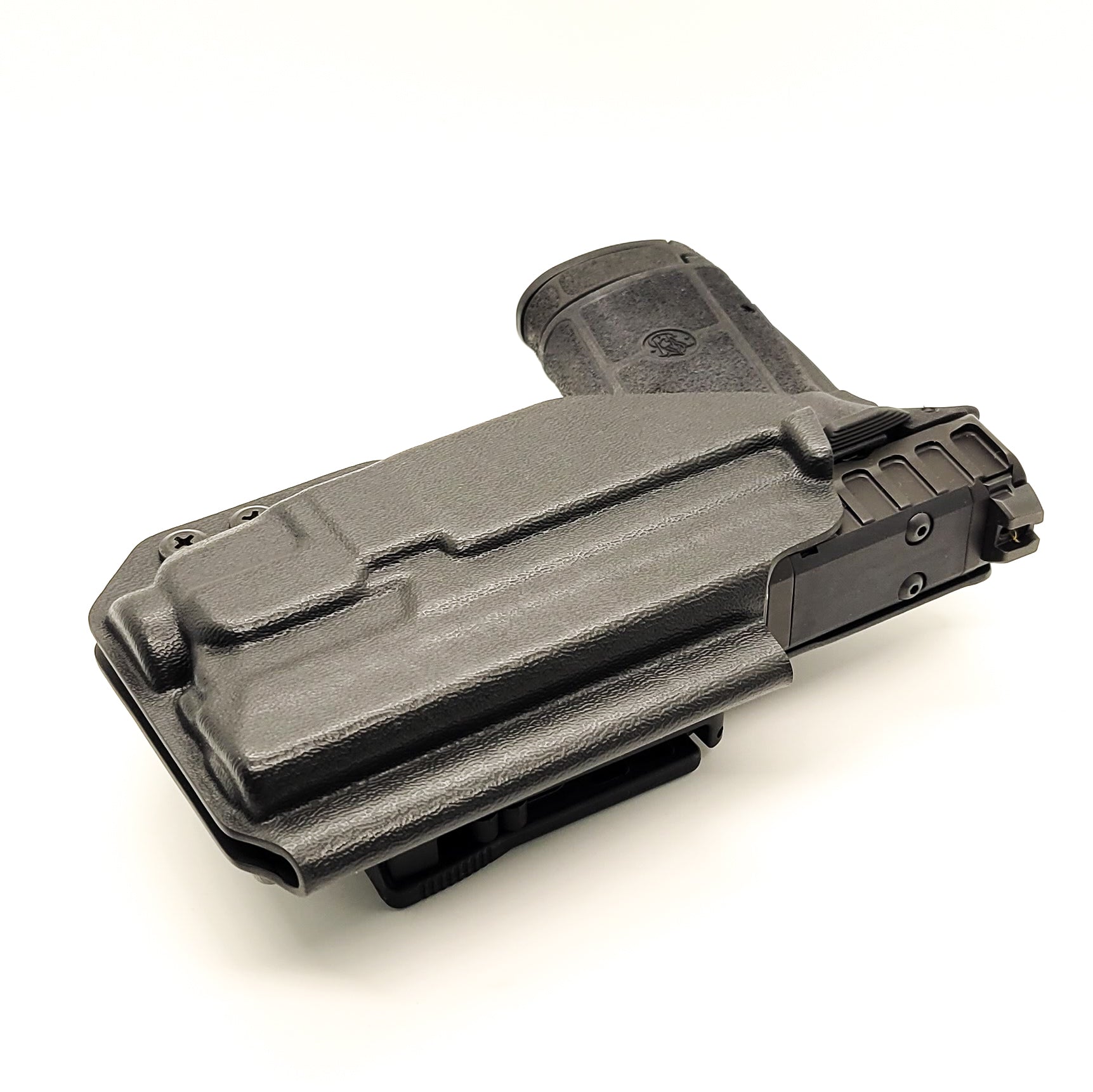 For the best Outside Waistband OWB Kydex holster for the Smith & Wesson EQUALIZER with the Streamlight TLR-7 X or TLR-7 A, shop Four Brothers 4BROS Holsters.