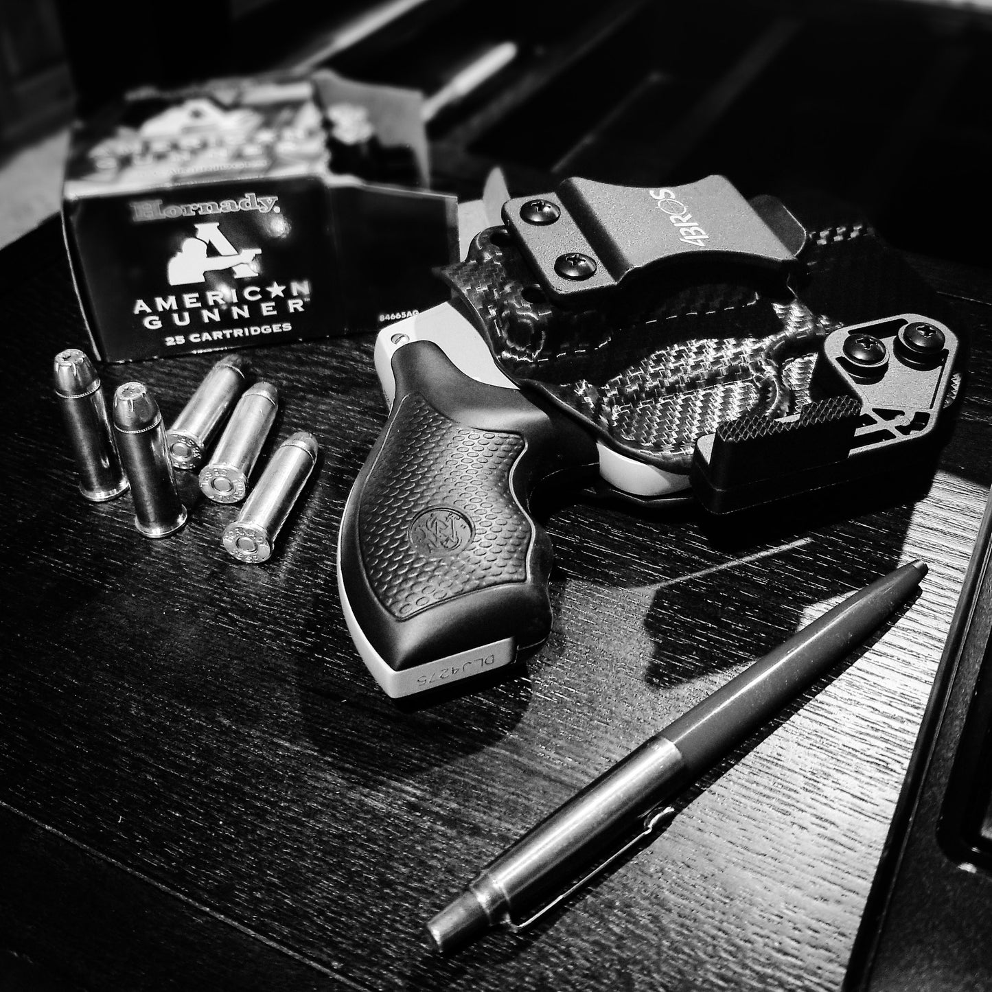 For the best IWB  Inside Waistband Taco Style Holster for the Smith & Wesson J Frame Revolver shop Four Brothers 4BROS Holsters.  Proudly made in the USA.