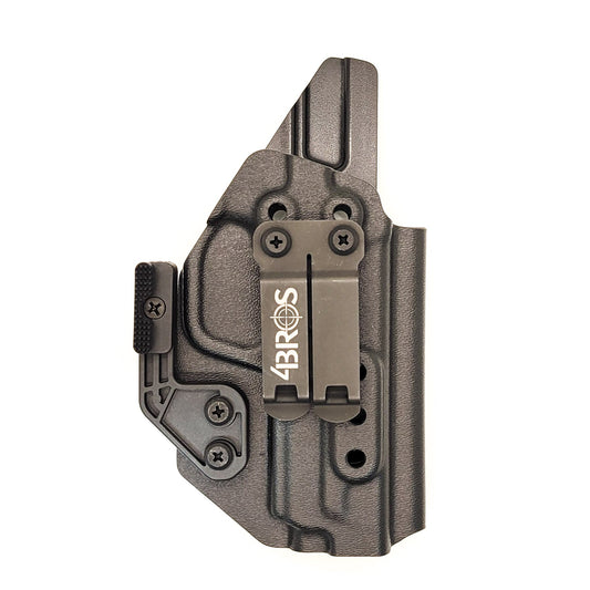 For the best IWB Inside Waistband Kydex  Holster for the Smith & Wesson M&P 10MM M2.0 4" pistol with or without a thumb safety, shop Four Brothers Holsters.