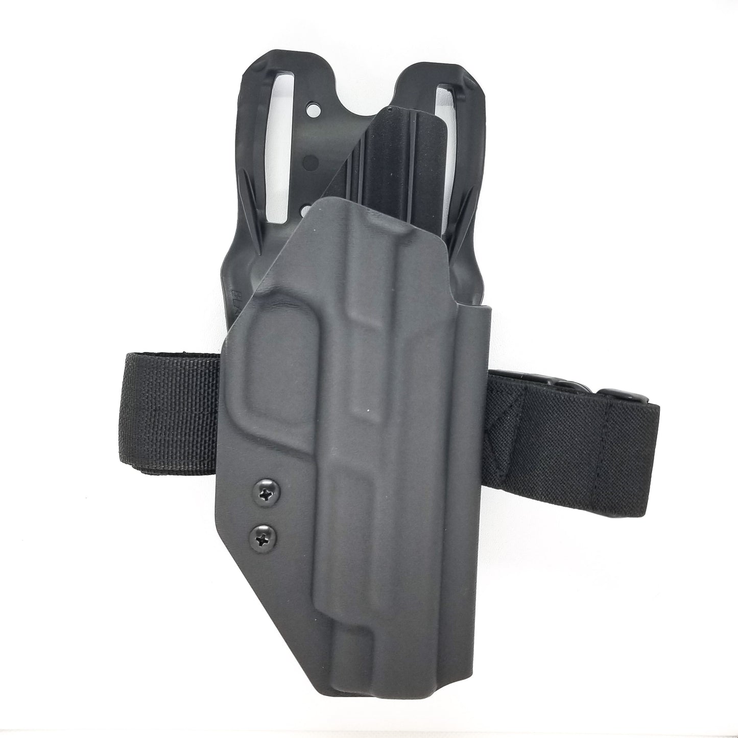 For the best Outside Waistband Smith and Wesson M&P 5” Duty & Competition Style Kydex Holster, shop Four Brothers 4BROS Holsters.  Proudly made in the USA.
