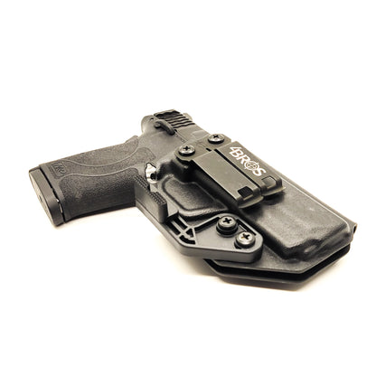 For best Inside Waistband IWB AIWB Kydex Holster for the Smith & Wesson M&P 9 Shield EZ handgun, shop Four Brothers 4BROS Holsters.  Proudly made in the USA.