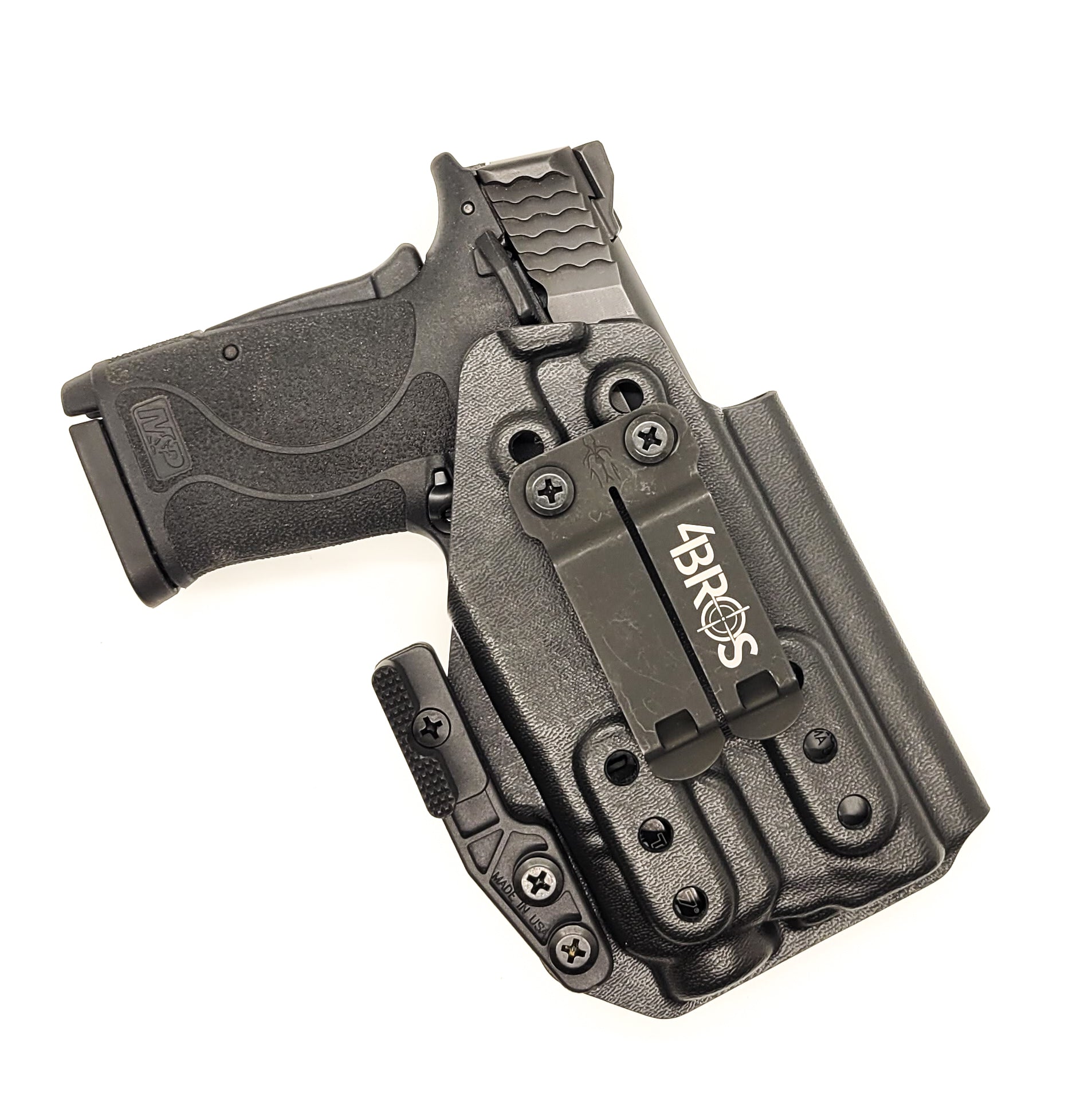 For the best Inside Waistband IWB holster for the Smith & Wesson M&P 9 Shield EZ with the Streamlight TLR-7 X or TLR-7 A, shop Four Brothers 4BROS holsters.