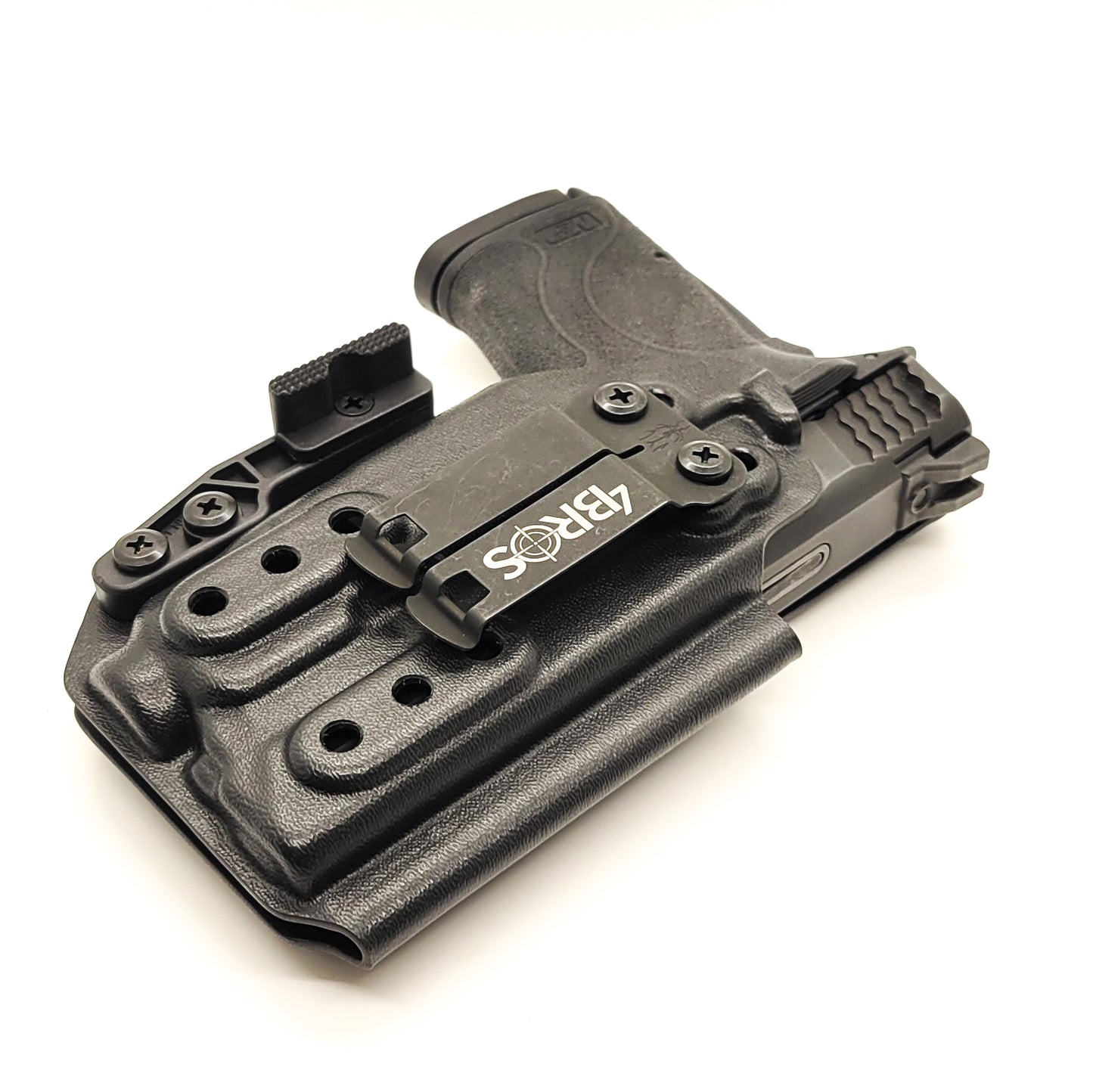 For the best Inside Waistband IWB holster for the Smith & Wesson M&P 9 Shield EZ with the Streamlight TLR-7 X or TLR-7 A, shop Four Brothers 4BROS holsters.