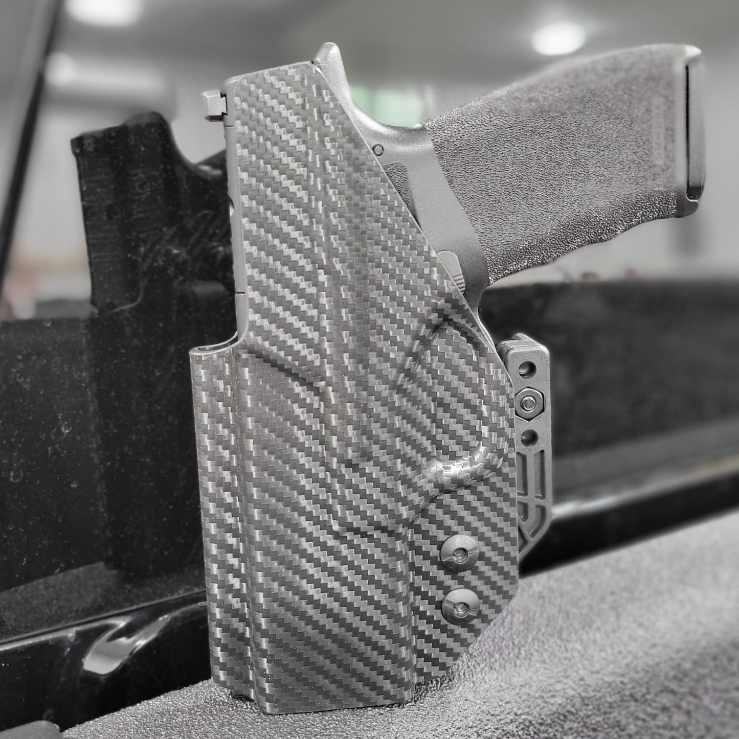 For the best IWB Kydex Inside Waistband Holster for the  Springfield Armory Hellcat Pro with or without a red dot sight, shop Four Brothers 4BROS Holsters. 