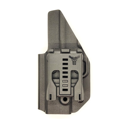 For the best Outside Waistband OWB Holster for the Springfield Armory Hellcat Pro handgun with or without a red dot sight shop Four Brothers 4BROS Holsters.
