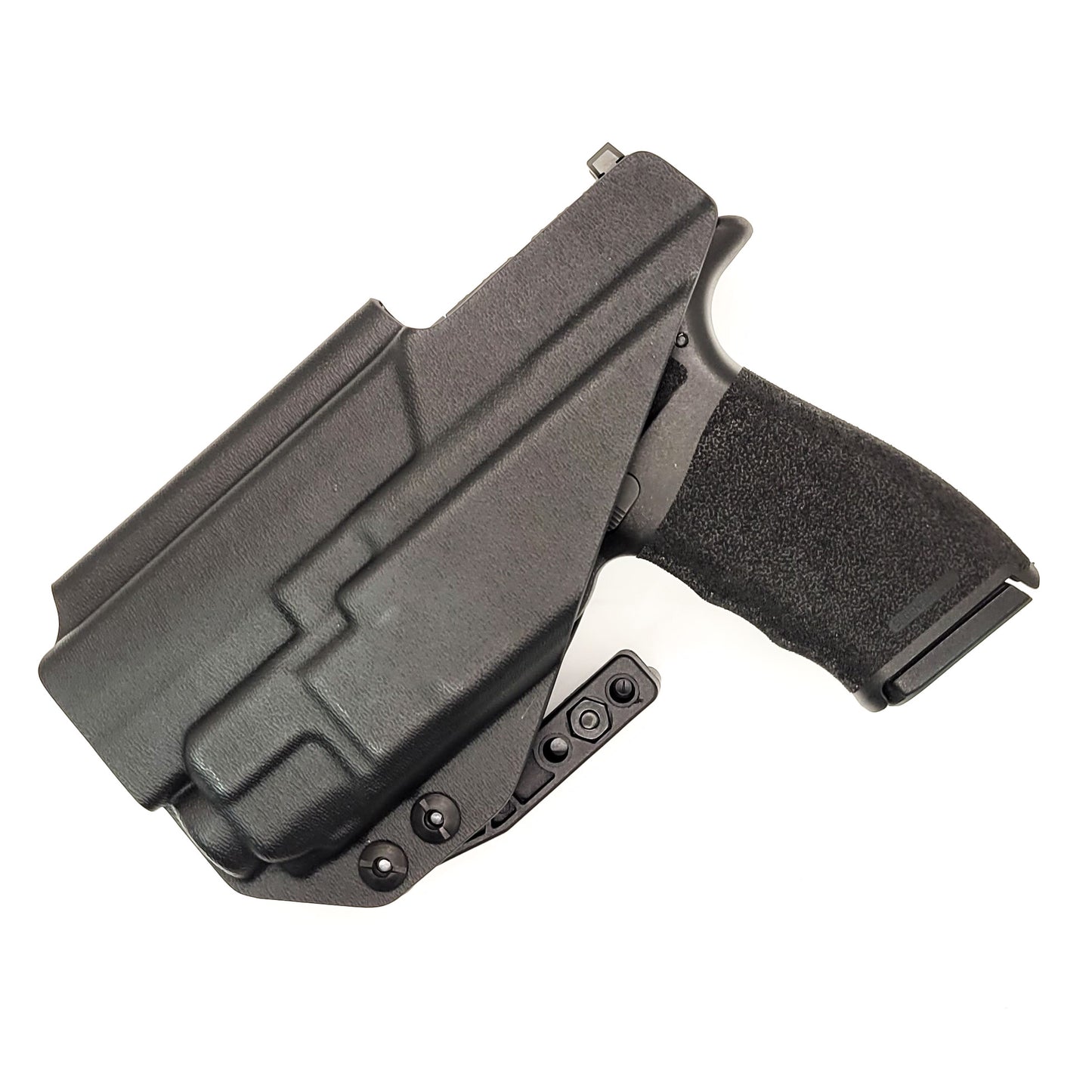 For the best IWB Kydex Inside Waistband Holster for the Springfield Hellcat Pro pistol with the Streamlight TLR-8 & TLR-8A light shop Four Brothers Holsters.