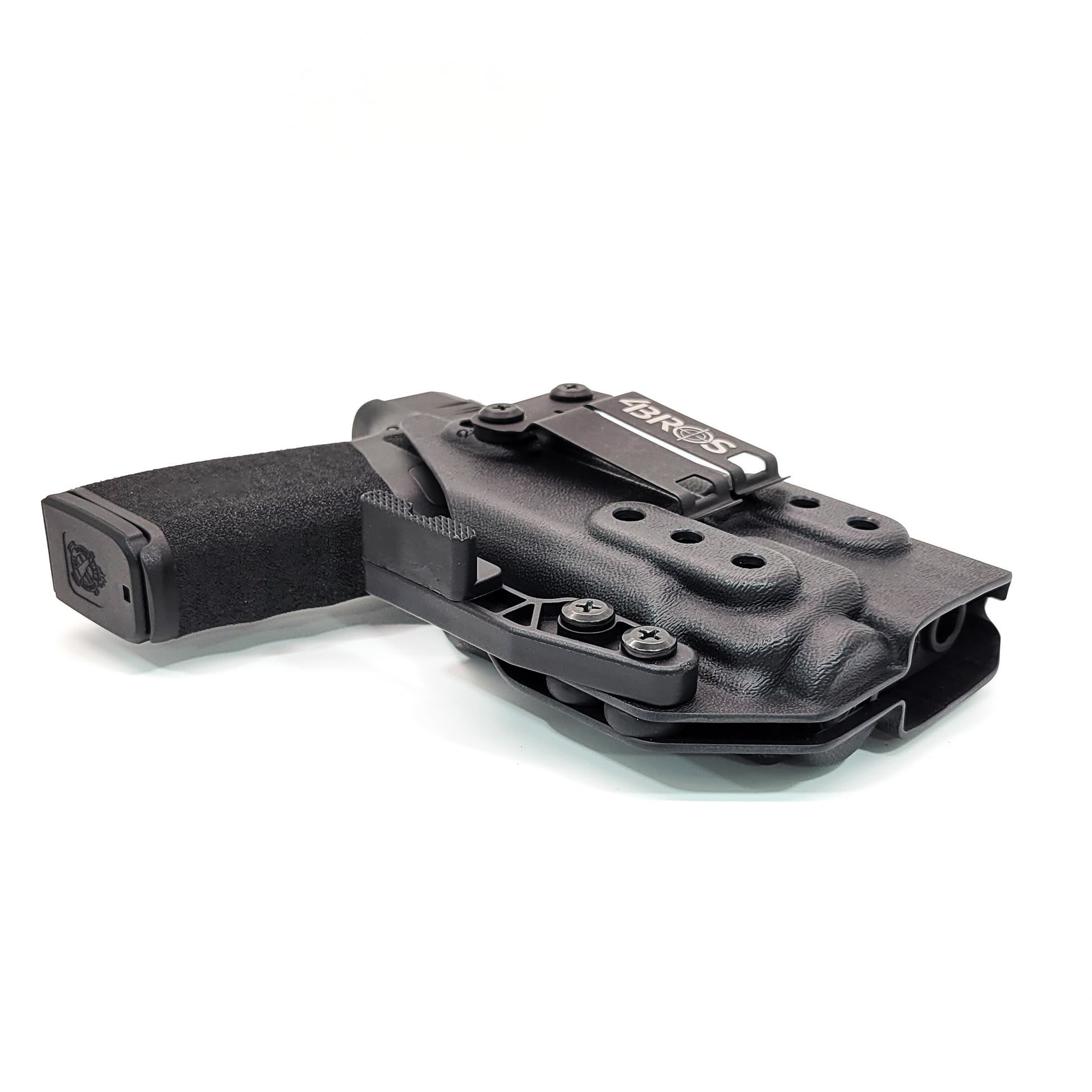For the best IWB Kydex Inside Waistband Holster for the Springfield Hellcat Pro pistol with the Streamlight TLR-8 & TLR-8A light shop Four Brothers Holsters.