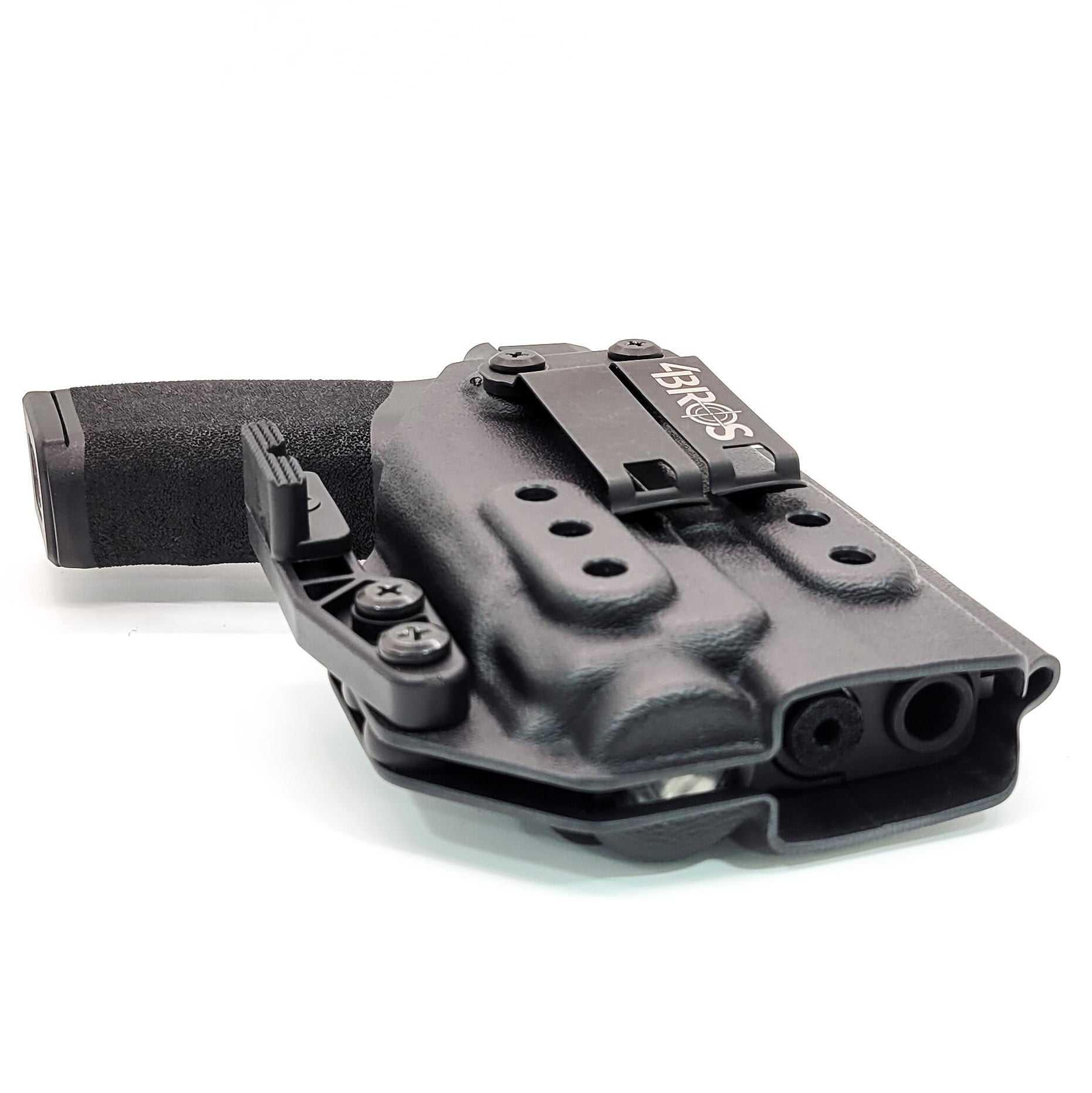 For the best IWB Kydex Inside Waistband Holster for the Springfield Hellcat Pro pistol with the Streamlight TLR-8 & TLR-8A light shop Four Brothers Holsters.