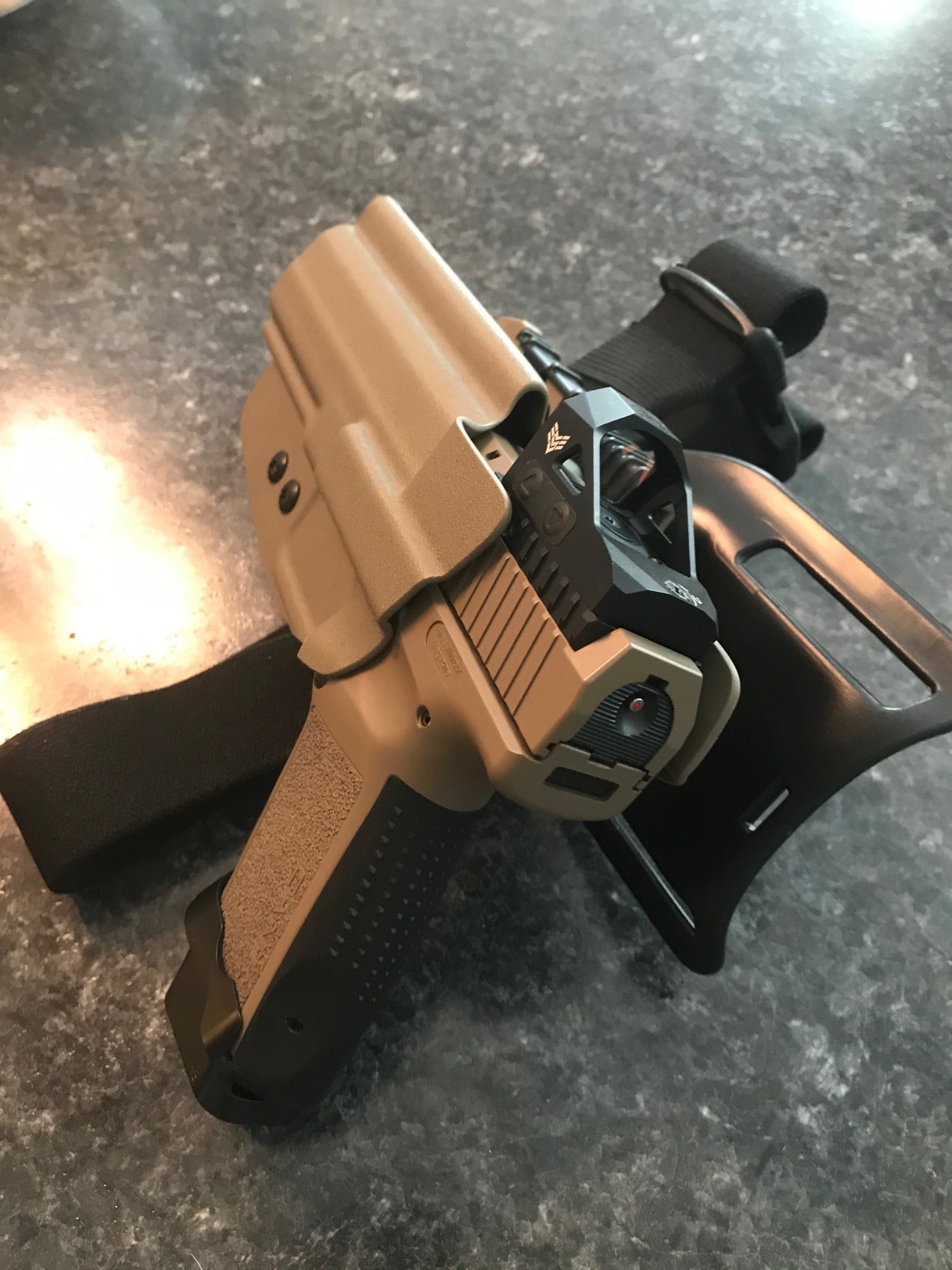 For the best OWB Outside Waistband Duty and Competition Holster designed to fit the Canik TP9 TP9SFX full-size pistols, shop Four Brothers Holsters. Perfect for USPSA, 3-Gun, Steel Challenge, and other competitive shooting sports. Adjustable retention, Open muzzle for threaded barrels. Made in the USA